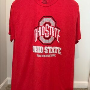 Knights Apparel Red Ohio State Tee